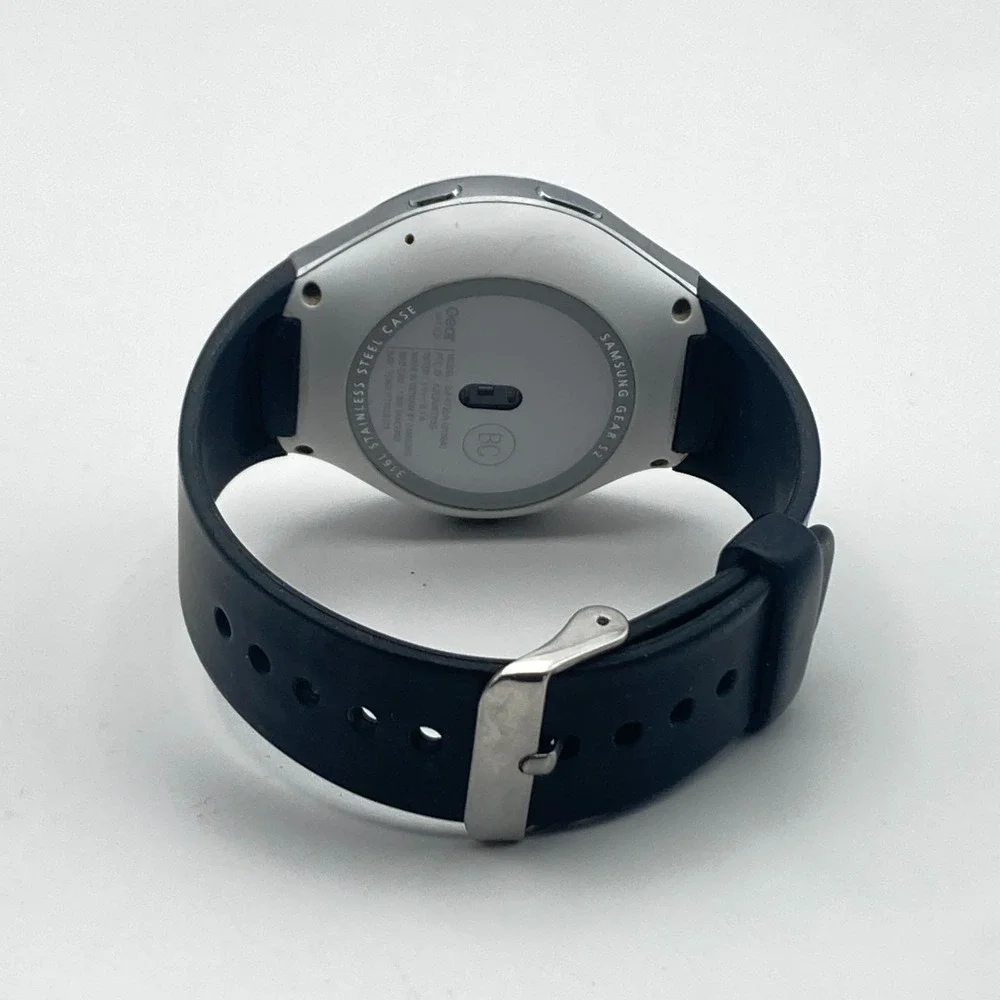 Samsung Gear S2 Smart Watch 44mm SM-R730A Works Silver Tone